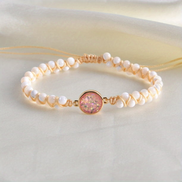 Healing Yoga Beaded Bracelet - Double Layer Adjustable Geometric Jewelry for Anxiety Relief and Stress Management