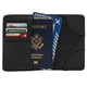 thumbnail image 2 of Billetera Porta Pasaporte Protege RFID Cuero Negro 5 Ranuras, 2 of 3