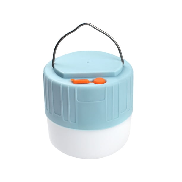 Light up your outdoor adventures with our Solar Waterproof Camping Light - 1pc LED Night Light with 60W Settings and USB Rechargeable Hook for Emergency