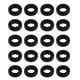 thumbnail image 4 of 10 pares de ganchos para la oreja de silicona antideslizante para gafas de sol negro, 4 of 5