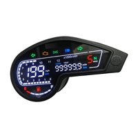 Magideal - Pantalla Digital Para Motocicleta, Velocímetro, Odómetro, Tacómetro, Retroiluminación, Resistente Al Agua, Con Indicador De Grupo Para Xr150 De Re