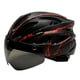 thumbnail image 3 of Casco De Bicicleta Para Adultos Mujeres Hombres Casco De Bicicleta Con Gafas Magnéticas Negro Rojo, 3 of 3