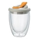 thumbnail image 1 of Taza De Vidrio Doble Pared Café Té 350 Ml Cappuchino, 1 of 4