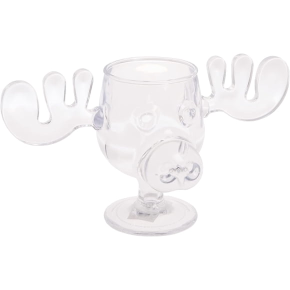 Taza Spoontiques Moose, 11 cm, 180 ml, transparente