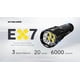 thumbnail image 2 of Linterna Nitecore EX7 6000 lúmenes USB-C recargable IP68, 2 of 9
