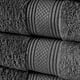 thumbnail image 3 of Set De Toallas 3 Piezas 100% Algodón 450 GR Gris Cannon, 3 of 3