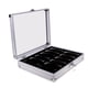 thumbnail image 3 of Caja De Reloj Caja De Reloj Caja De Joyería Superior De Vidrio De Aluminio Organizador 12 Ranuras, 3 of 5