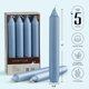 thumbnail image 3 of Velas de pilar Leor & Lair 15 cm Azul – Pack de 8, 3 of 3