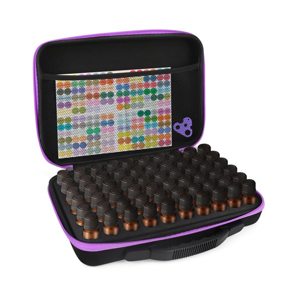 Estuche rígido Esoes para 60 botellas de 5‑15 ml