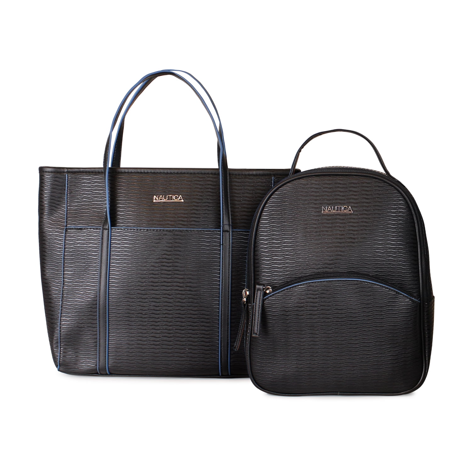 Pack Leeway Nautica Mochila + Cartera Negra