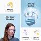 thumbnail image 2 of Stoggles Square Z87.1 Certified Polycarbonate Safety Glasses, 2 of 3