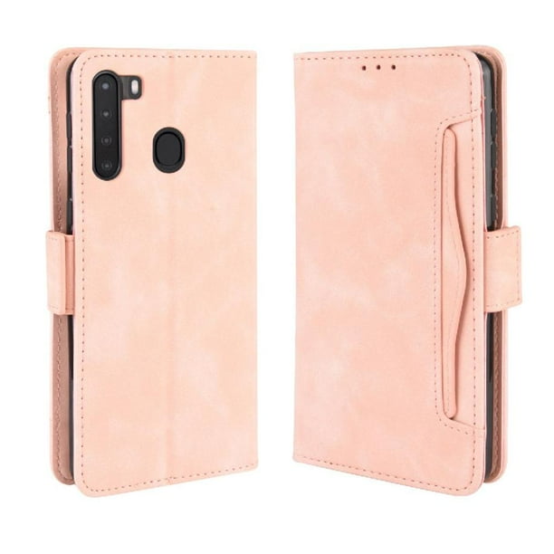 Funda Tipo Billetera FOXDOCK para Samsung Galaxy A21 – Tapa Flip con Tarjetero
