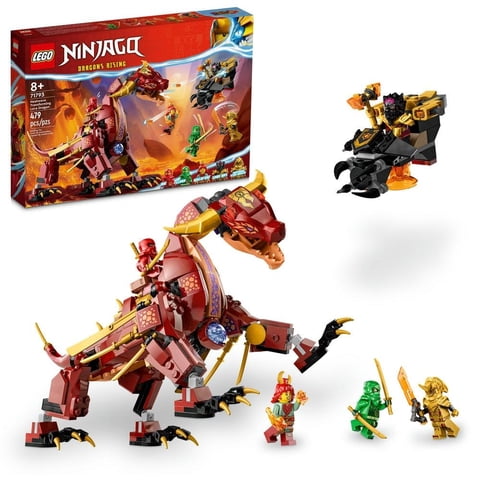 Set Lego Ninjago Dragón De Lava Transformable De Heatwave 71793