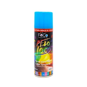 Feco - Pintura Temporal Pelo Spray 185Ml Azul