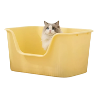 Genérico - Arenero De Gatos Xl Bandeja Sanitaria De Mascotas Con Pala