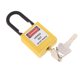 thumbnail image 1 of candado de seguridad candado cerradura de seguridad con llave diferente seguridad exterior amarillo, 1 of 5