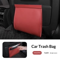 Xusx111 - Bolsa De Basura Impermeable Del Coche Led Bolso De Basura Del Lado Del Pasajero Bolsillo De Almacenamiento De Cuero Artificial A Prueba De Fugas Reusable Viajar Oficinas Portátiles Latos De