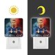 thumbnail image 3 of Kylian Mbappé Luz nocturna LED con sensor de anochecer a amanecer para dormitorio, baño, pasillo, escaleras - Lámpara LED nocturna de enchufe, 0.5W - 1 pieza, 3 of 6
