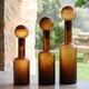 thumbnail image 1 of Set de Botellas Decorativas Vidrio Ámbar Para Living Comedor Repisa Estanteria, 1 of 10