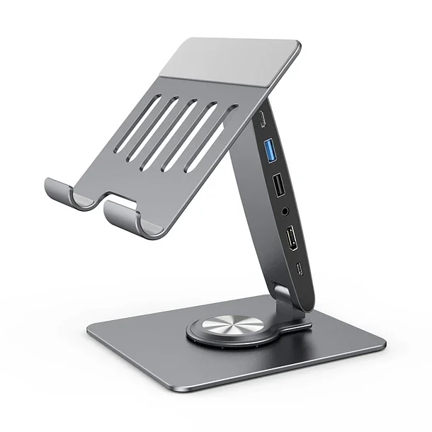 Banana Tienda - Hub Stand Para Macbook / Ipad / Notebook 7 En 1 Hdmi