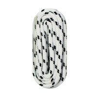 Genérico - Cordones Kiwi Sport Athletic Redondos, Negros Y Blancos, 114 Cm