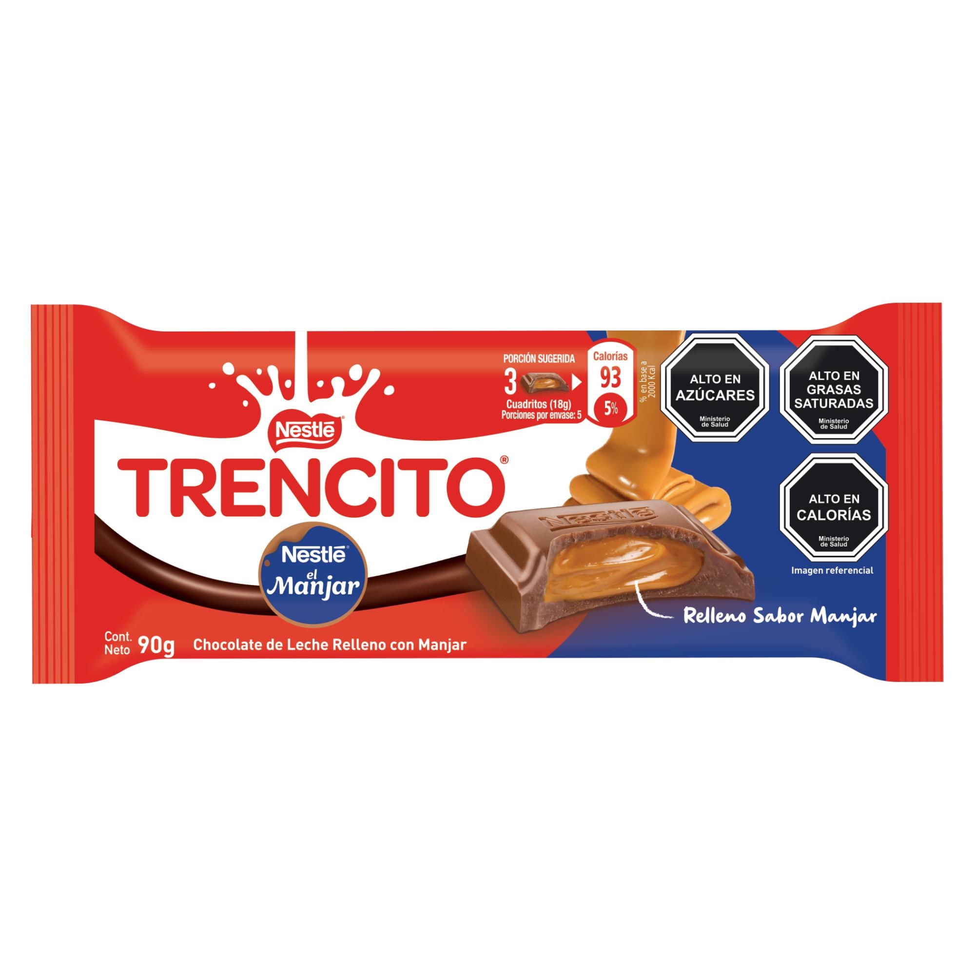 Chocolate Manjar 90 g Trencito