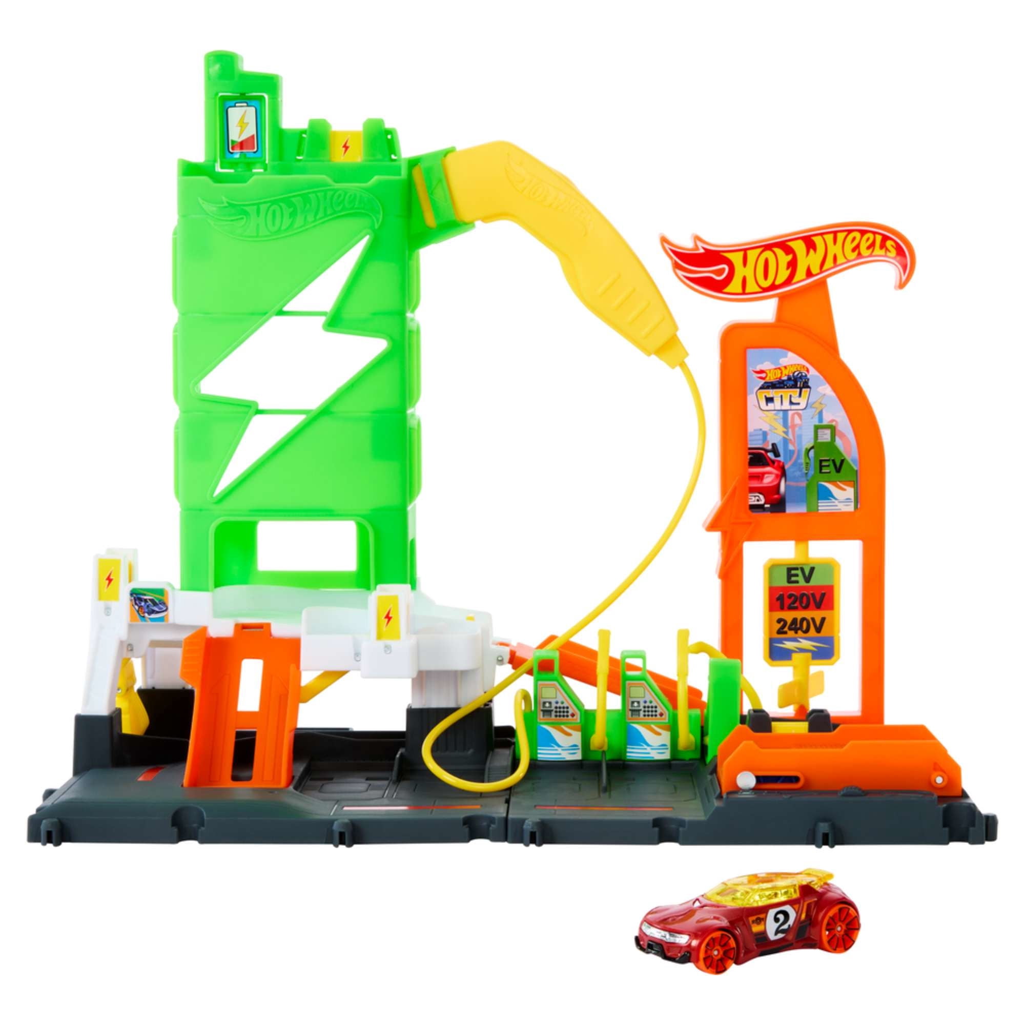 Pistas de carrera - Hot Wheels - Súper Estación de Gasolina.