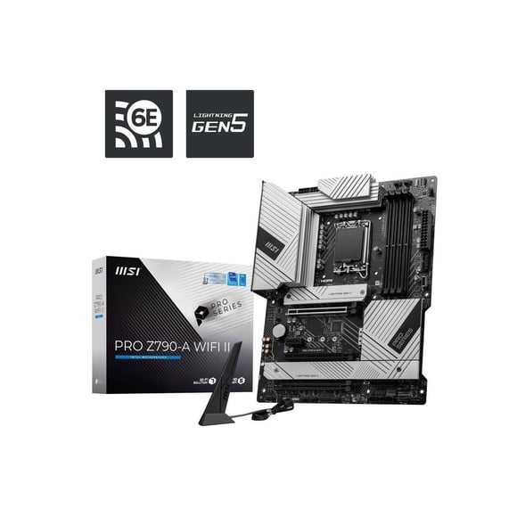 Intel Msi Pro Z790-A WiFi II LGA 1700 Z790 SATA 6Gb/s DDR5 ATX Placa Madre