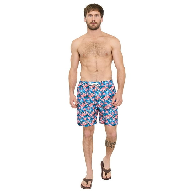 Traje de Baño Hombre Celeste Full Print Corona