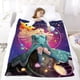 thumbnail image 5 of Princesa Rosalina anti-pilling, suave, ligera, esponjosa y acogedora de lujo para hogar y cocina – Perfecta para niños y adultos,110X70cm, 5 of 6