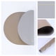 thumbnail image 2 of REGALWOVEN Juego de 6 Manteles Individuales de Cuero Sintético para Decoración de Mesa de Comedor de Cocina, Manteles Individuales Resistentes al Calor Lavables, Manteles Limpiables Gris/Oro 18*12in, 2 of 7