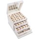thumbnail image 1 of Organizador de Aretes Glenor 75/4 Ranuras Cuero PU Blanco, 1 of 4