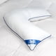thumbnail image 3 of Almohada contorneada en forma de L para soporte corporal en la cama, ideal para quienes duermen de lado, 3 of 6