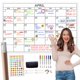 thumbnail image 1 of Calendario de Pared Borrable Clever Clean Seco Grande 61x91 cm, 1 of 8