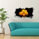 thumbnail image 4 of Creative 3D Halloween Stickers, Broken Window Halloween Wall Stickers, Halloween Pumpkin Lights Horror Stickers, For Halloween Festival, 4 of 5