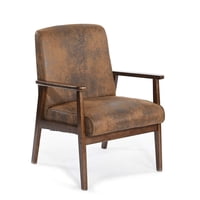 Novahus - Poltrona Sitial Roma Suede Café