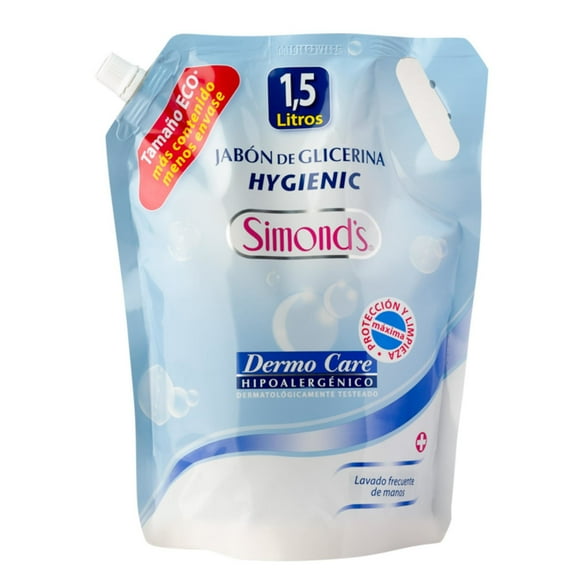 Jabón Simond’s Dermo Hygienic Glicerina Doypack, 1.5 L