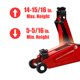 thumbnail image 3 of Utility Jack BIG RED T825013S1 de 2,5 toneladas de capacidad con funda, 3 of 5