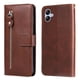 thumbnail image 1 of Funda con Cremallera para Samsung Galaxy A04E 4G, Carcasa Cartera de Cuero PU con Soporte y Tarjetero, 1 of 6