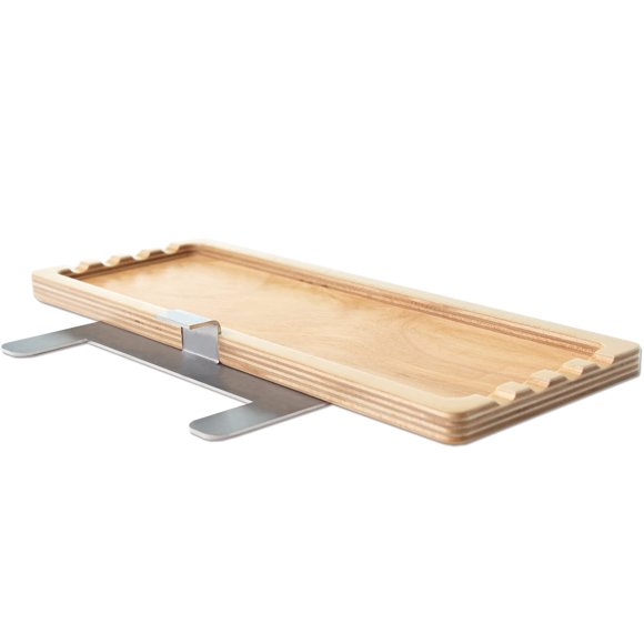 Bandeja lateral de madera New Wave 10 cm x 28 cm