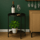 thumbnail image 5 of Mesa Lateral Auxiliar 2 Niveles Madera 42x42x52cm Negro, 5 of 6