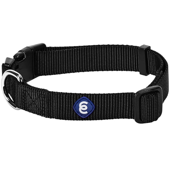 Collar para perro Blueberry Pet Essentials X-Small de nailon negro