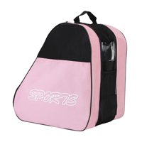 Magideal - Bolsa De Zapatos De Patinaje Portátil, Bolsa De Patines En Línea Para Niños, Bolsa De Patinaje Sobre Hielo Transpirable De Gran Capacidad, Bolso , Rosado