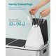 thumbnail image 5 of Bolsas de basura SONGMICS 42 × 44 cm 10 L con cordón – paquete de 80 unidades, 5 of 7