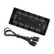 thumbnail image 1 of Hub Con Cable 10 Hub Splitter PC RGB Ventilador De Refrigeración LED Tira De Luz RGB Hub 5V 3pin, 1 of 3