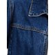 thumbnail image 5 of INSPIRE CHIC Chaqueta de Mezclilla Recortada con Cremallera para Mujer, Manga Larga, Estilo Bomber de Motocicleta, 2XL Azul Oscuro, 5 of 6
