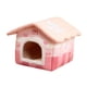 thumbnail image 1 of Camas Para Gatos Para Gatos De Interior, Extraíble, Lavable, Encantadora Cama Para Dormir, Cama Para Gatos, Cueva, Rosa, S, 1 of 5
