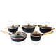 thumbnail image 2 of Bateria de Cocina Ceramica Granito 10 piezas negras, 2 of 4