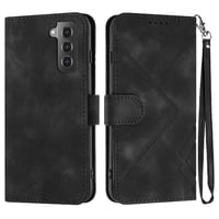 Funda Foxdock Para Samsung Galaxy S22 – Tipo Libro Con Soporte, Billetera, Correa Y Diseño Elegante