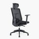 thumbnail image 4 of Silla Oficina Focus con cabecero Negro, 4 of 12